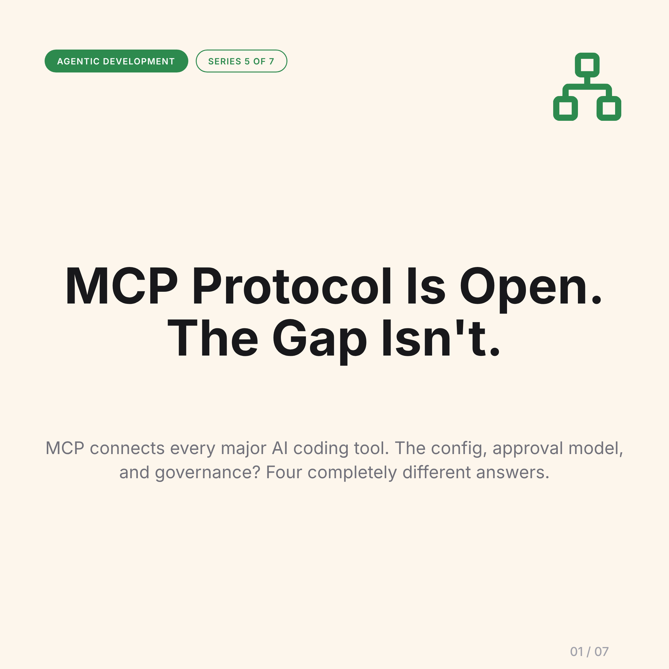 The Protocol Is Open. The Gap Isn't.